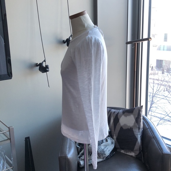 New GOLDIE Puff Long Sleeve Tee in White Size XS - Picture 5 of 5